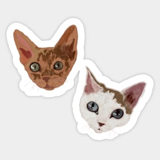 Frodo and Walter Sticker